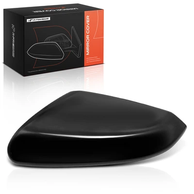 Passenger Mirror Cover Cap Smooth Black