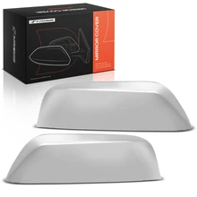 2 Pcs Mirror Cover Caps Silver Chrome for 2019 Ford Explorer
