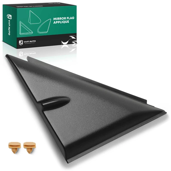 Front Passenger Trim Cover Mirror Flag Applique for Toyota Camry 2018-2025 Black