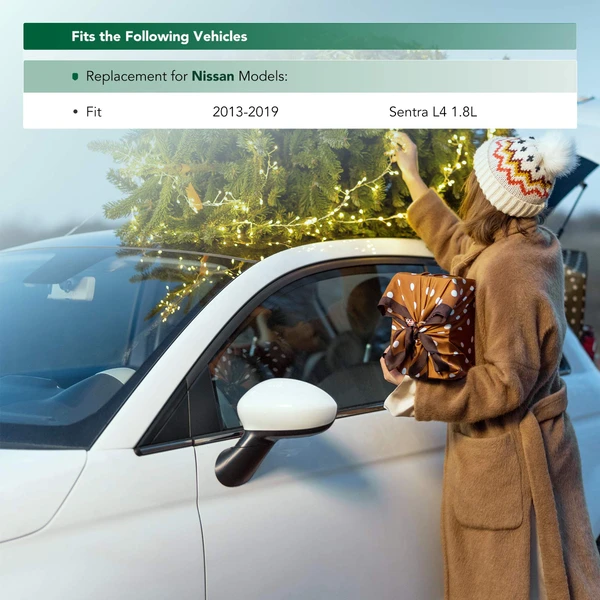 Front Passenger Fender Mirror Corner Molding Pillar Trim for Nissan Sentra 2013-2019