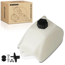 White Fuel Tank with Cap & Hardware