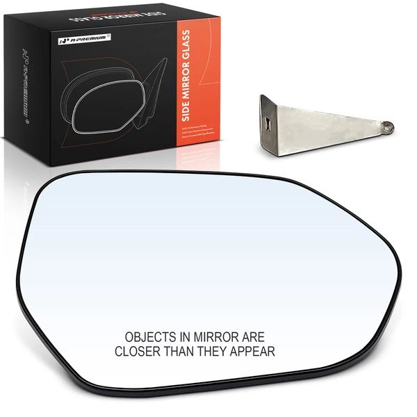 Passenger Mirror Glass with Manual Adjust for Toyota Camry 2018-2024