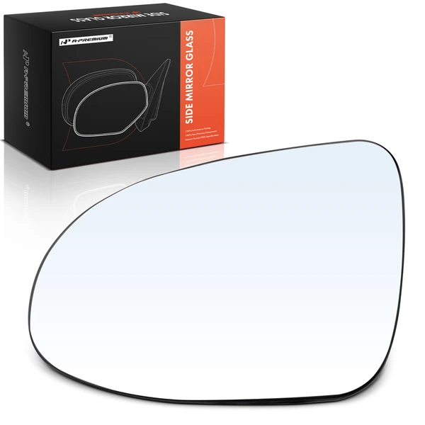 Driver Mirror Glass with Manual Adjust for Toyota Camry 2012-2014