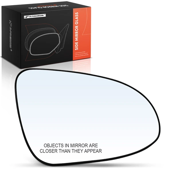 Passenger Mirror Glass with Power Adjust for Toyota Camry SE Sport 12-14