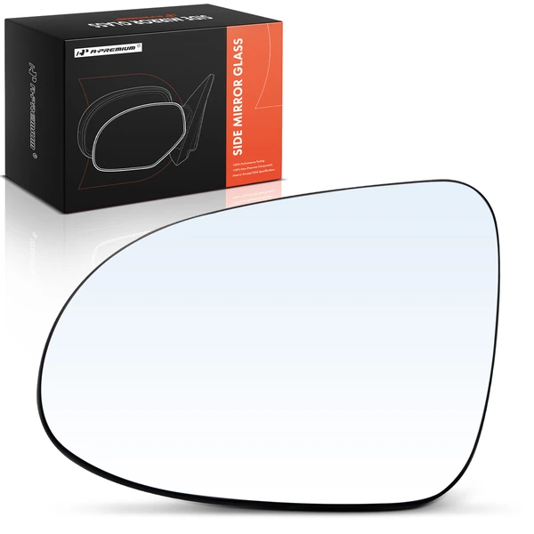 Driver Mirror Glass with Power Adjust for Toyota Camry SE 2012-2014