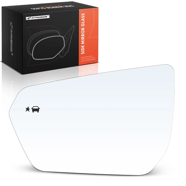 A-Premium APMGS146 Mirror Glass Left Driver Side