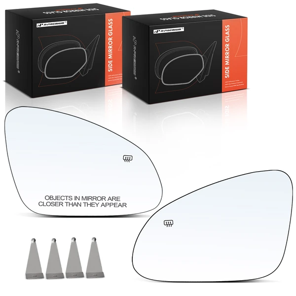 2 Pcs Mirror Glass Heated with Power Adjust for Buick Verano 2012-2017