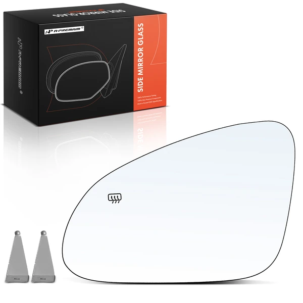 A-Premium APMGS152 Mirror Glass Left Driver Side