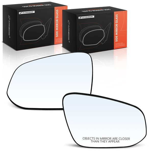 2 Pcs Mirror Glass with Manual Adjust for Toyota RAV4 2013-2018