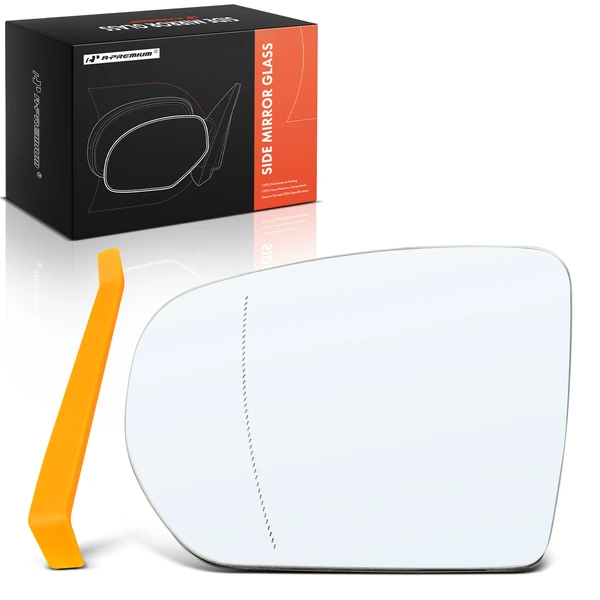 Driver Mirror Glass with Power Adjust Glass Heated for Mercedes-Benz C-Class