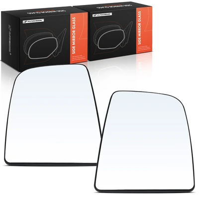 2 Pcs Upper Mirror Glass Heated with Power Adjust