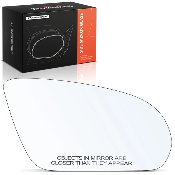 Passenger Mirror Glass with Power Adjust for Mercedes-Benz C300 C43 AMG GLC300 S450