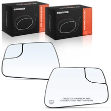 2 Pcs Mirror Glass with Spotter Glass & Heated & Power Adjust for 2019-2022 Ram 1500