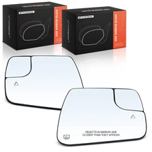 2 Pcs Mirror Glass with Spotter Glass & Power Adjust & Heated for 2019-2022 Ram 1500