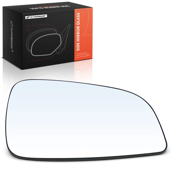 Passenger Mirror Glass with Manual Adjust for 2008-2012 Chevrolet Malibu