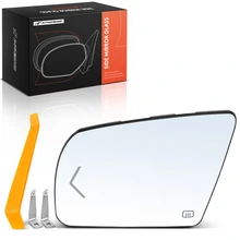Driver Mirror Glass with Heated & Turn Signal for 2007-2017 Toyota Tundra