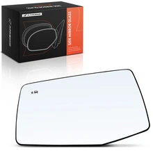 Driver Mirror Glass with Heated Blind Spot for 2019-2025 Chevrolet Silverado 1500