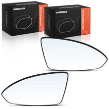2 Pcs Mirror Glass Non-Heated