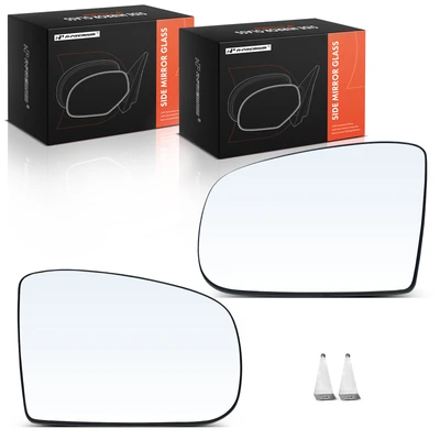 2 Pcs Mirror Glass Heated with Power Adjust