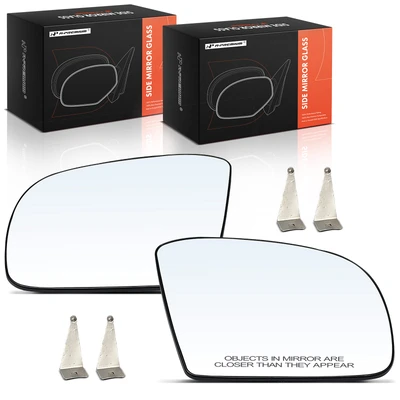 2 Pcs Mirror Glass Heated with Power Adjust