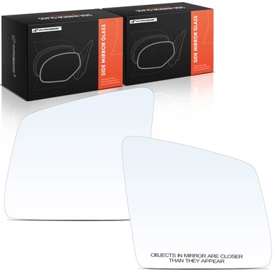 2 Pcs Mirror Glass with Heated