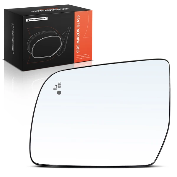 Driver Mirror Glass with Heated & Blind Spot for 2019-2023 Ford Ranger