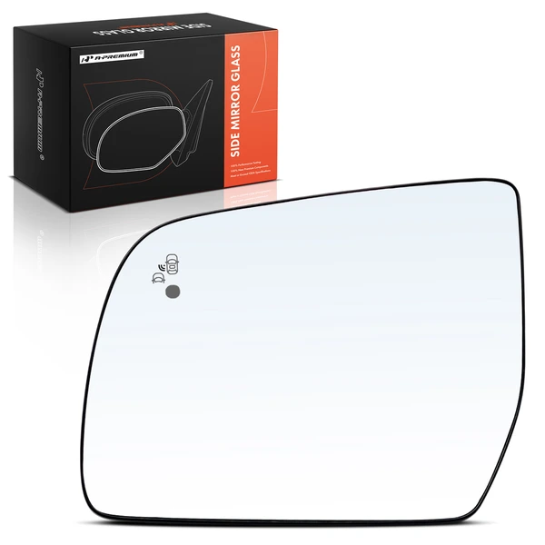 Driver Mirror Glass with Blind Spot Detection for 2019-2023 Ford Ranger