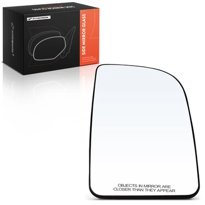 Passenger Upper Mirror Glass with Power Adjust