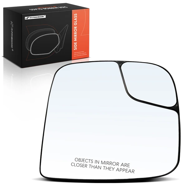 Passenger Mirror Glass with Power Adjust for Chevrolet City Express