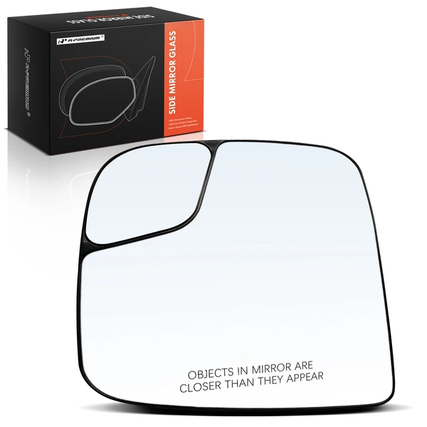 Passenger Mirror Glass with Manual Adjust for Chevrolet City Express 2015-2018