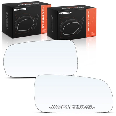 2 Pcs Front Mirror Glass with Manual Adjust