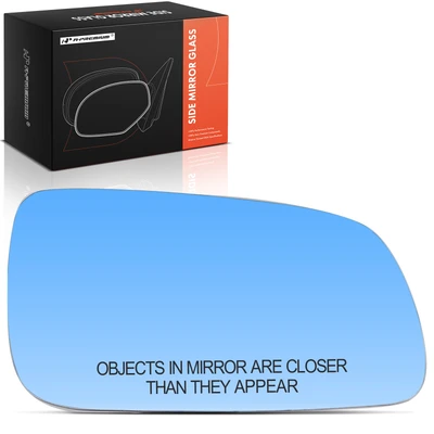 Passenger Blue Mirror Glass with Heated & Power Adjust