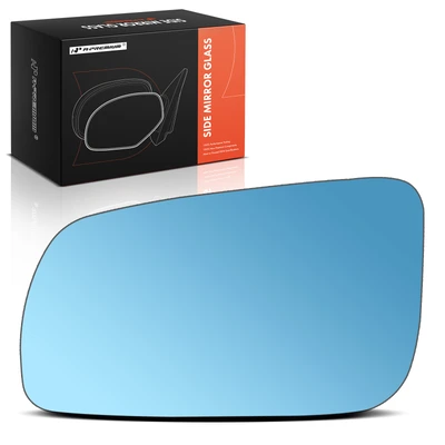 Driver Blue Mirror Glass with Heated & Power Adjust
