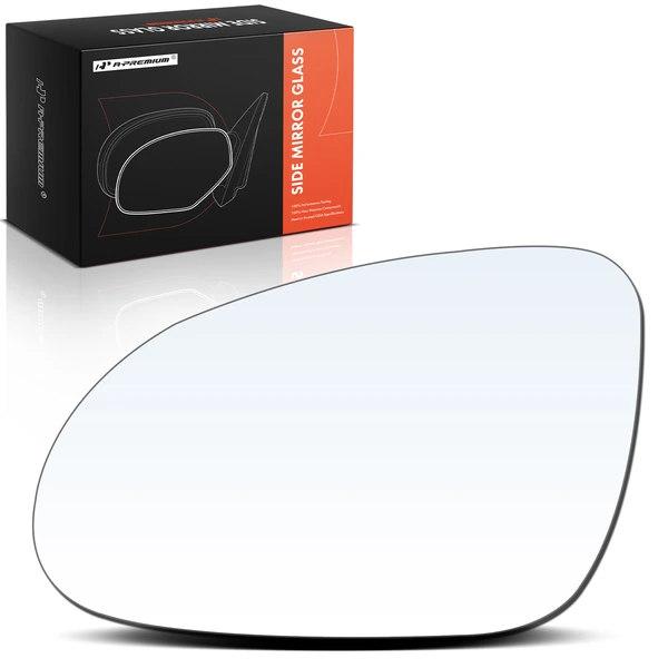 Driver Mirror Glass with Power Glass Adjust for 2010-2014 Volkswagen Golf