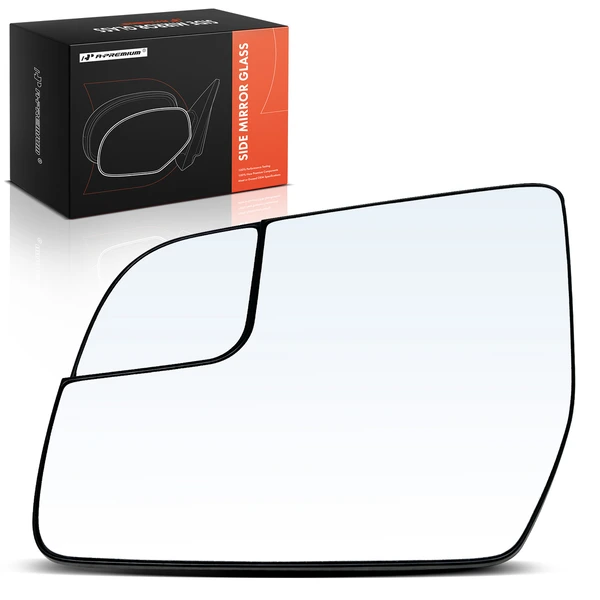 Driver Mirror Glass with Manual Glass Adjust for 2019-2024 Ford Ranger