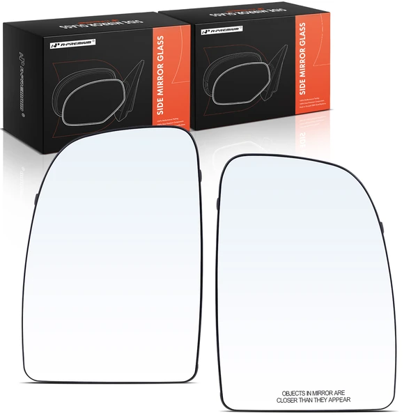 2 Pcs Upper Mirror Glass with Heated for 2014-2023 Ram ProMaster 1500