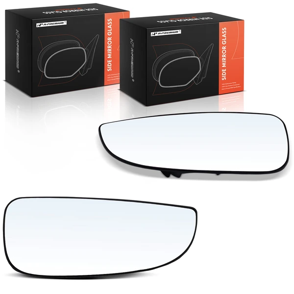 2 Pcs Driver & Passenger Lower Mirror Glass for 2014-2023 Ram ProMaster 2500