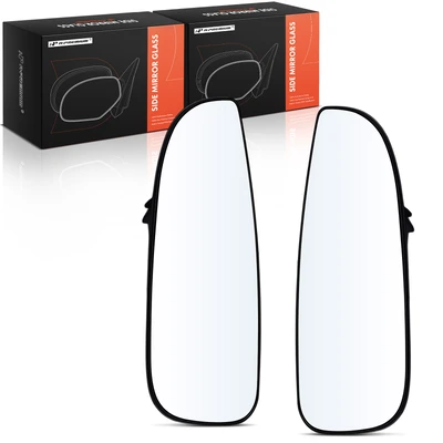 2 Pcs Lower Mirror Glass with Heated