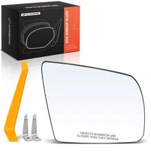 Passenger Mirror Glass with Manual Adjust for 2008-2017 Toyota Sequoia