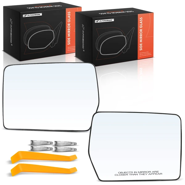 A-Premium APMGS092 Mirror Glass Driver & Passenger