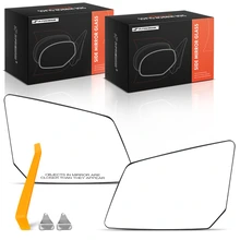 2 Pcs Mirror Glass Heated for 2007-2012 GMC Acadia