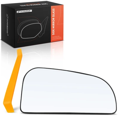 Driver Lower Mirror Glass with Manual Mirror Adjust