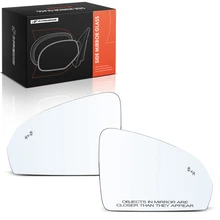 2 Pcs Mirror Glass with Heated & Blind Spot Light for 2022-2024 Volkswagen Taos
