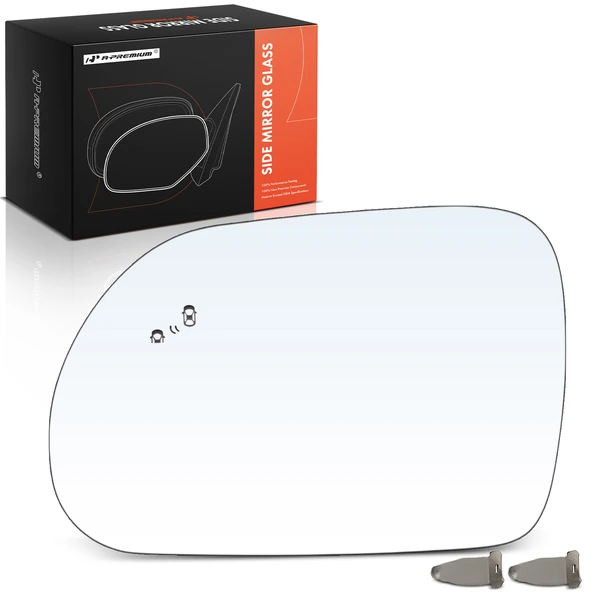 Driver Mirror Glass with Blind Spot Detection for Kia Soul 2020-2024