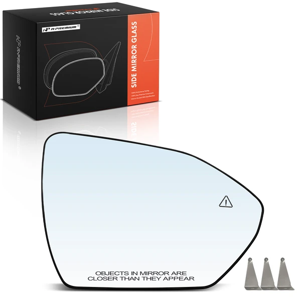 Passenger Mirror Glass with Blind Spot Detection for Hyundai Tucson Santa Cruz