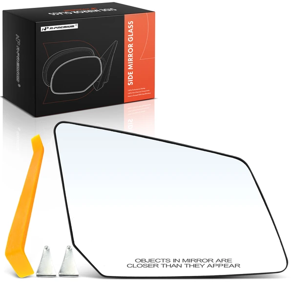 Passenger Mirror Glass Heated for 2007-2012 GMC Acadia