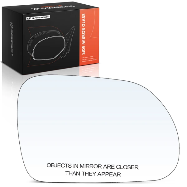 Passenger Mirror Glass with Backing Plate for Kia Soul 2020-2024