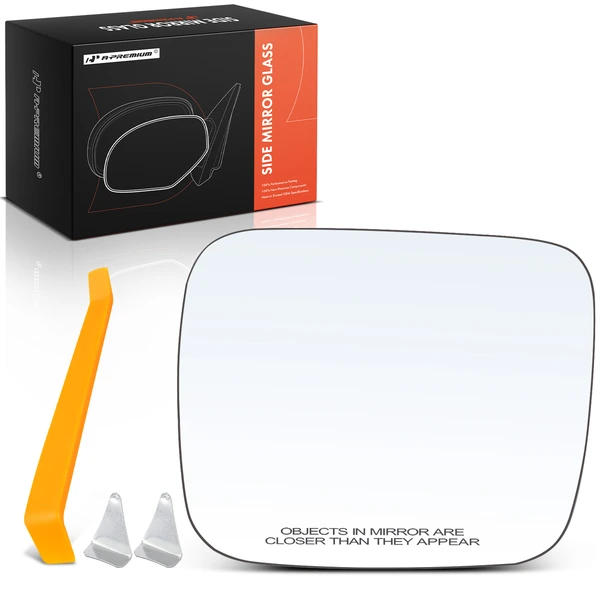 Passenger Mirror Glass with Power Adjust for Jeep Renegade 15-23