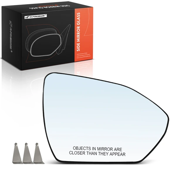 Passenger Mirror Glass with Power Adjust for 2022-2024 Hyundai Santa Cruz