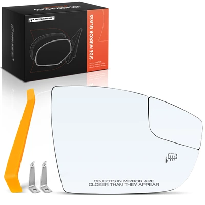 Passenger Mirror Glass with Power Mirror Adjust